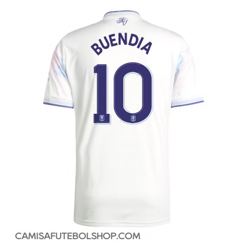 Camisa de time de futebol Aston Villa Emiliano Buendia #10 Replicas 3º Equipamento 2025-26 Manga Curta